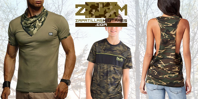 camisetas militares camuflaje